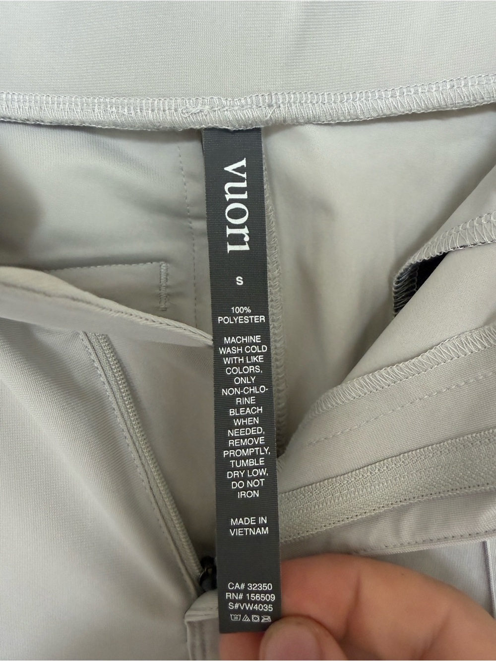 vuori WOMEN'S META WIDELEG vapor gray Size S - Picture 4 of 4